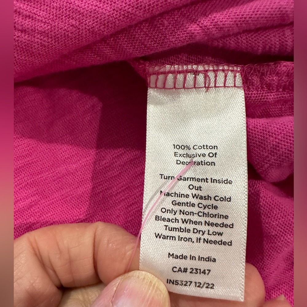 Talbots NANTUCKET SLUB EYELET YOKE
DRESS in Violet Rose NWT - Picture 10 of 10